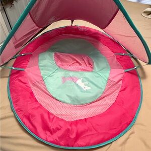 Pink and Green swim ways float